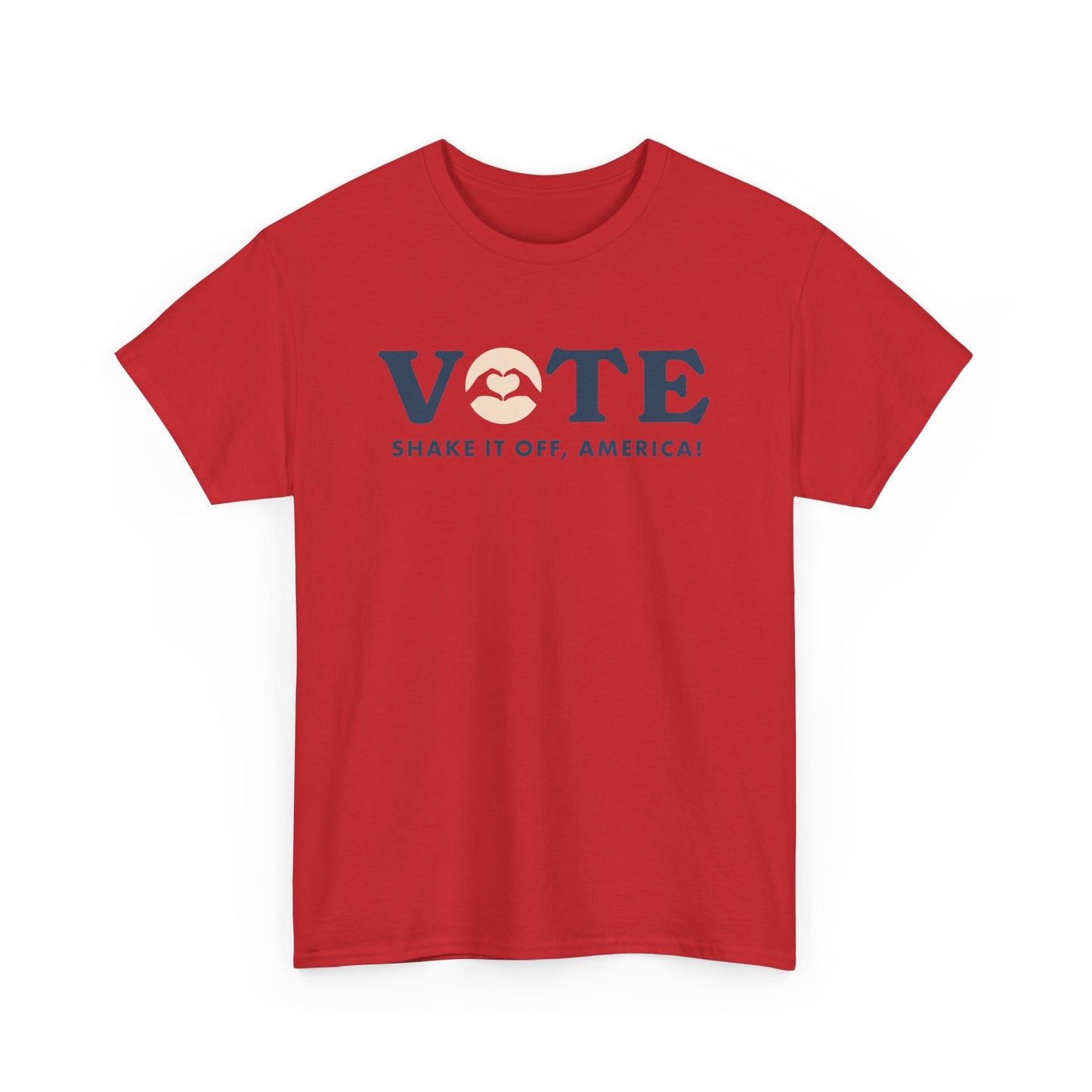 ¡Vota! Camiseta unisex de algodón grueso