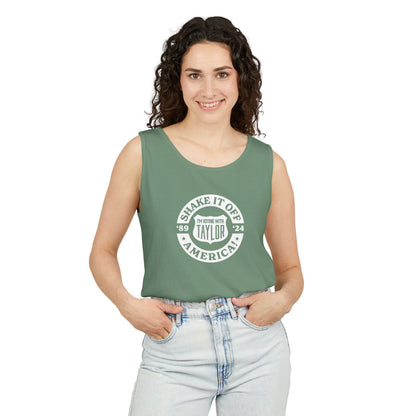 Shake it Off, America! Comfort Colors Unisex Garment-Dyed Tank Top