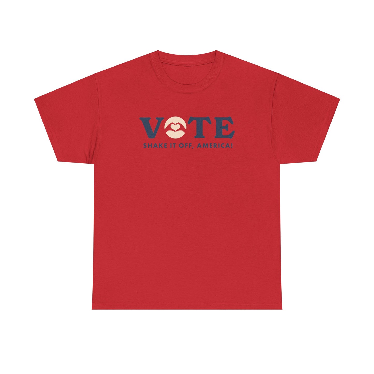 ¡Vota! Camiseta unisex de algodón grueso