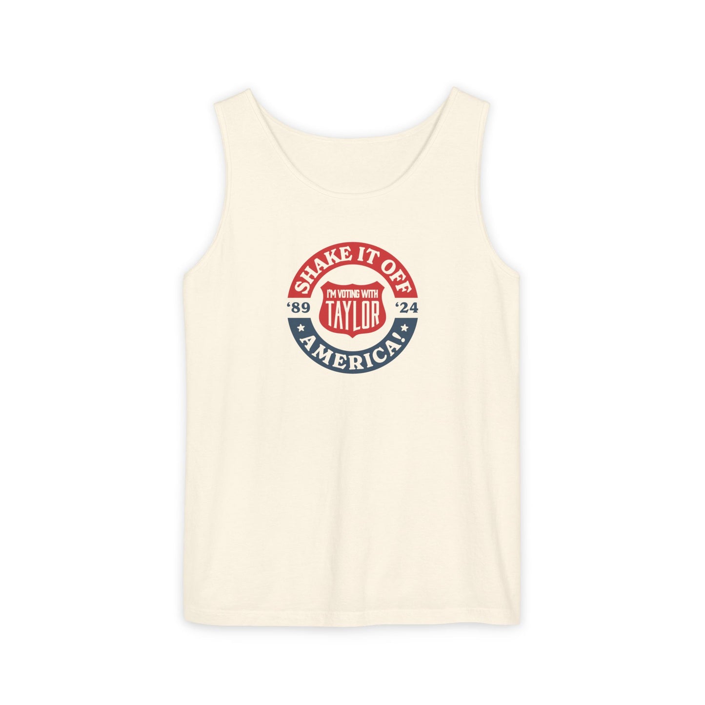 Shake it Off, America! Comfort Colors Unisex Garment-Dyed Tank Top