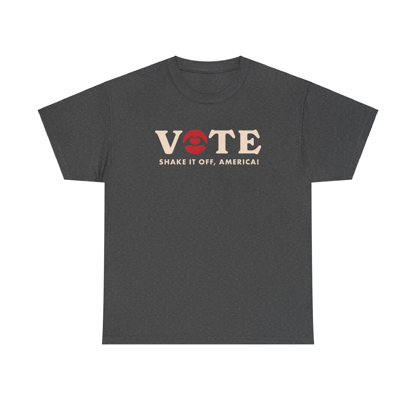 ¡Vota! Camiseta unisex de algodón grueso