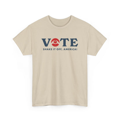 ¡Vota! Camiseta unisex de algodón grueso