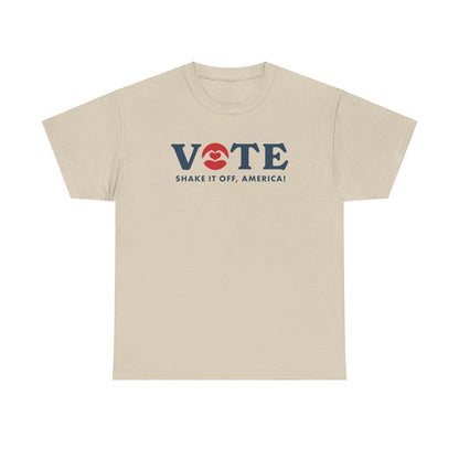 ¡Vota! Camiseta unisex de algodón grueso