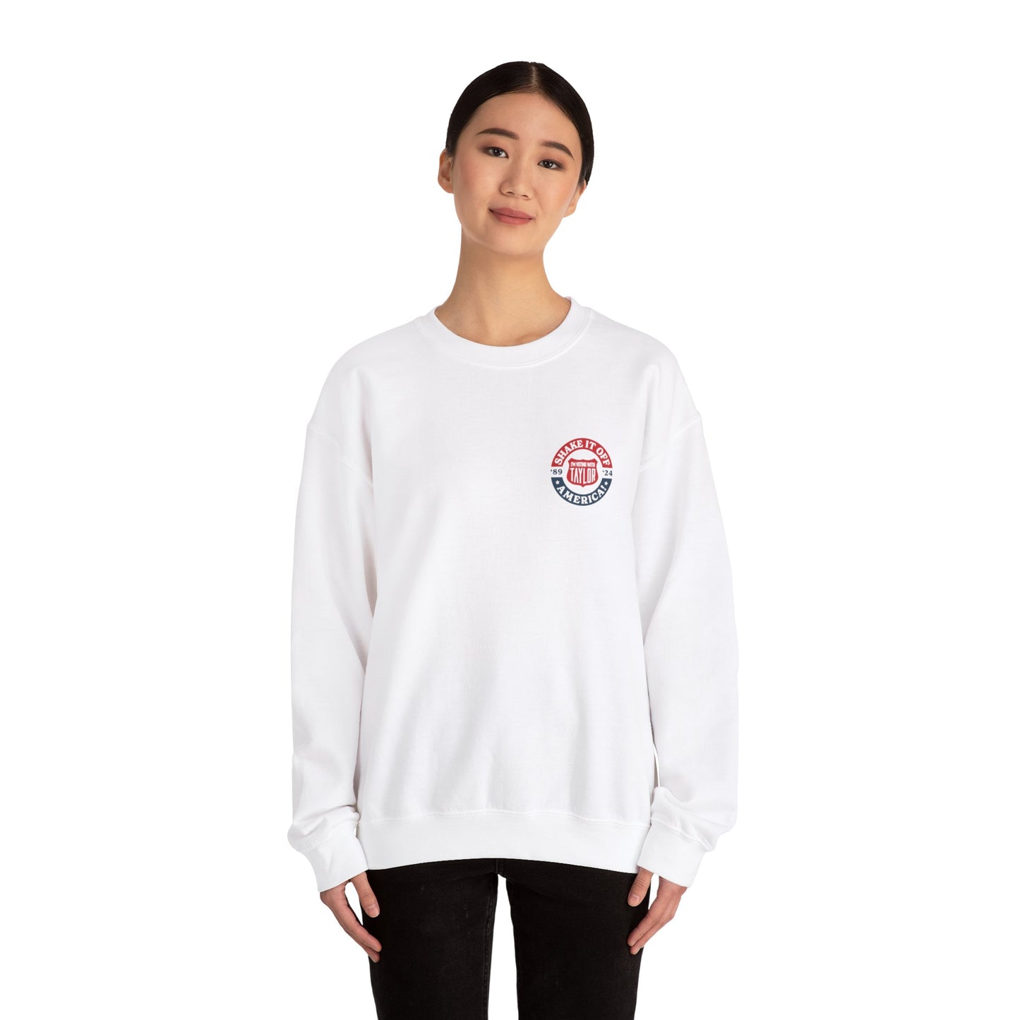 Shake it Off, America! Unisex Heavy Blend™ Crewneck Sweatshirt