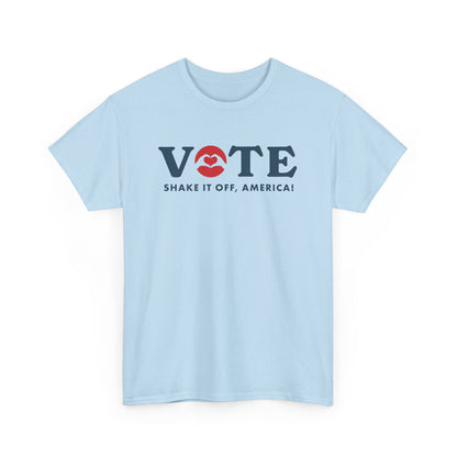 ¡Vota! Camiseta unisex de algodón grueso