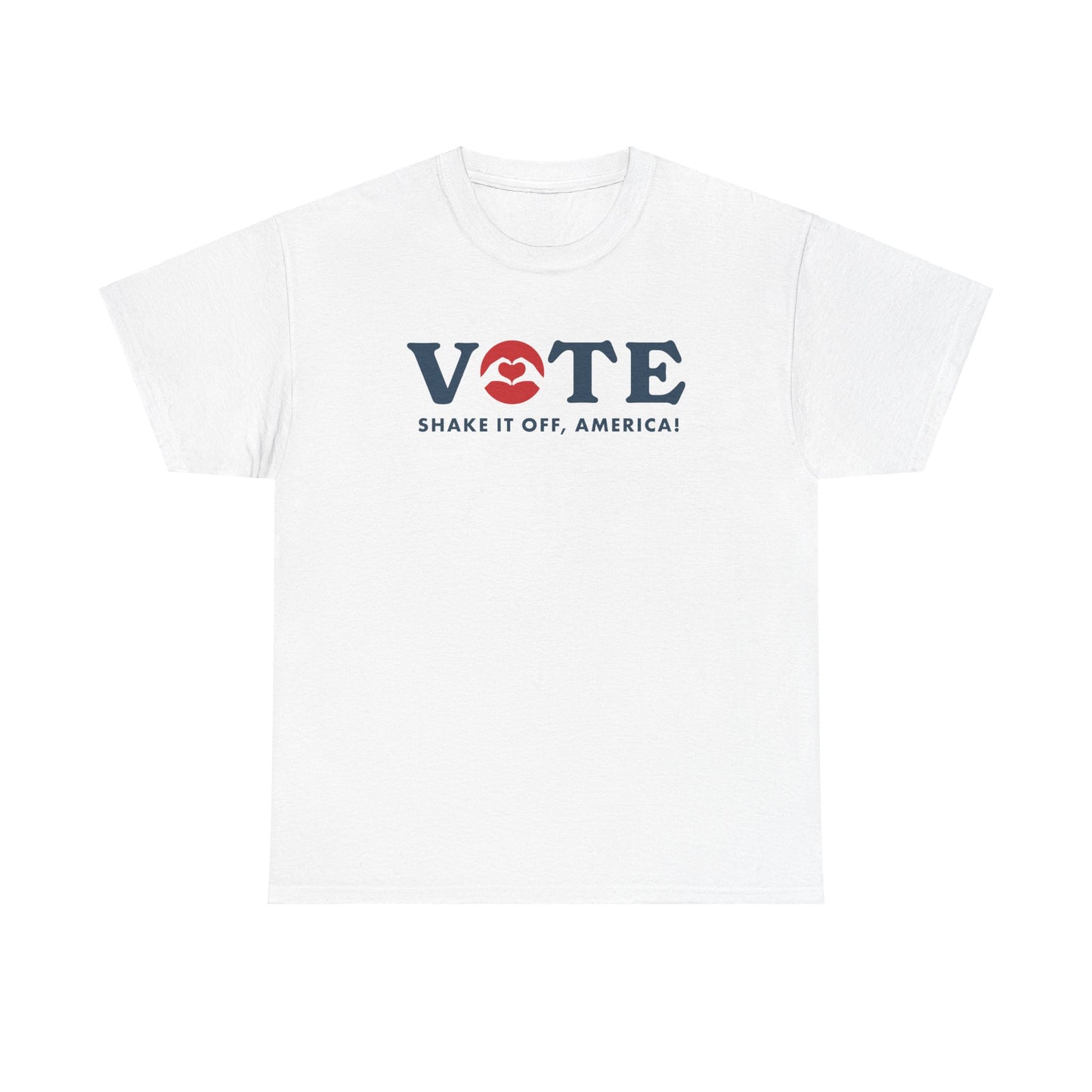 ¡Vota! Camiseta unisex de algodón grueso