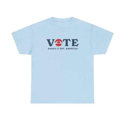 ¡Vota! Camiseta unisex de algodón grueso