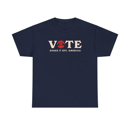 ¡Vota! Camiseta unisex de algodón grueso