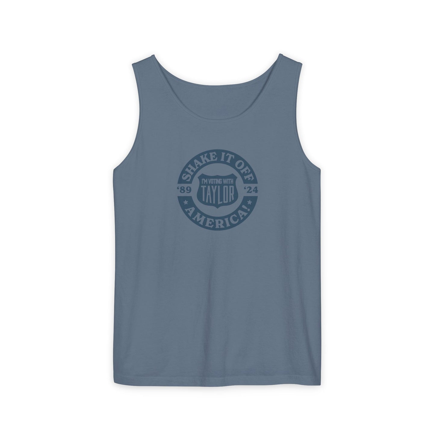 Shake it Off, America! Comfort Colors Unisex Garment-Dyed Tank Top