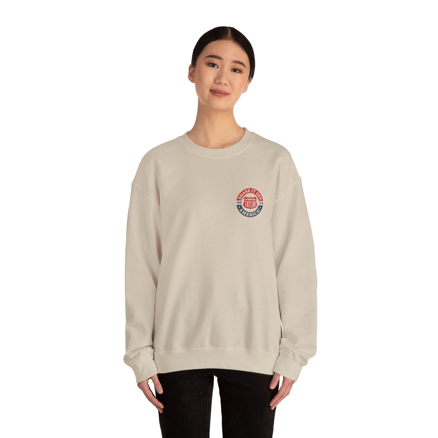 Shake it Off, America! Unisex Heavy Blend™ Crewneck Sweatshirt