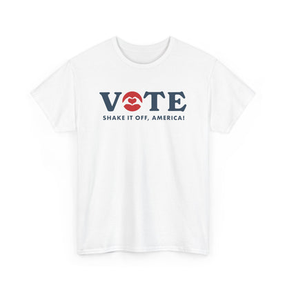 ¡Vota! Camiseta unisex de algodón grueso