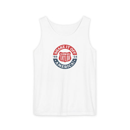 Shake it Off, America! Comfort Colors Unisex Garment-Dyed Tank Top