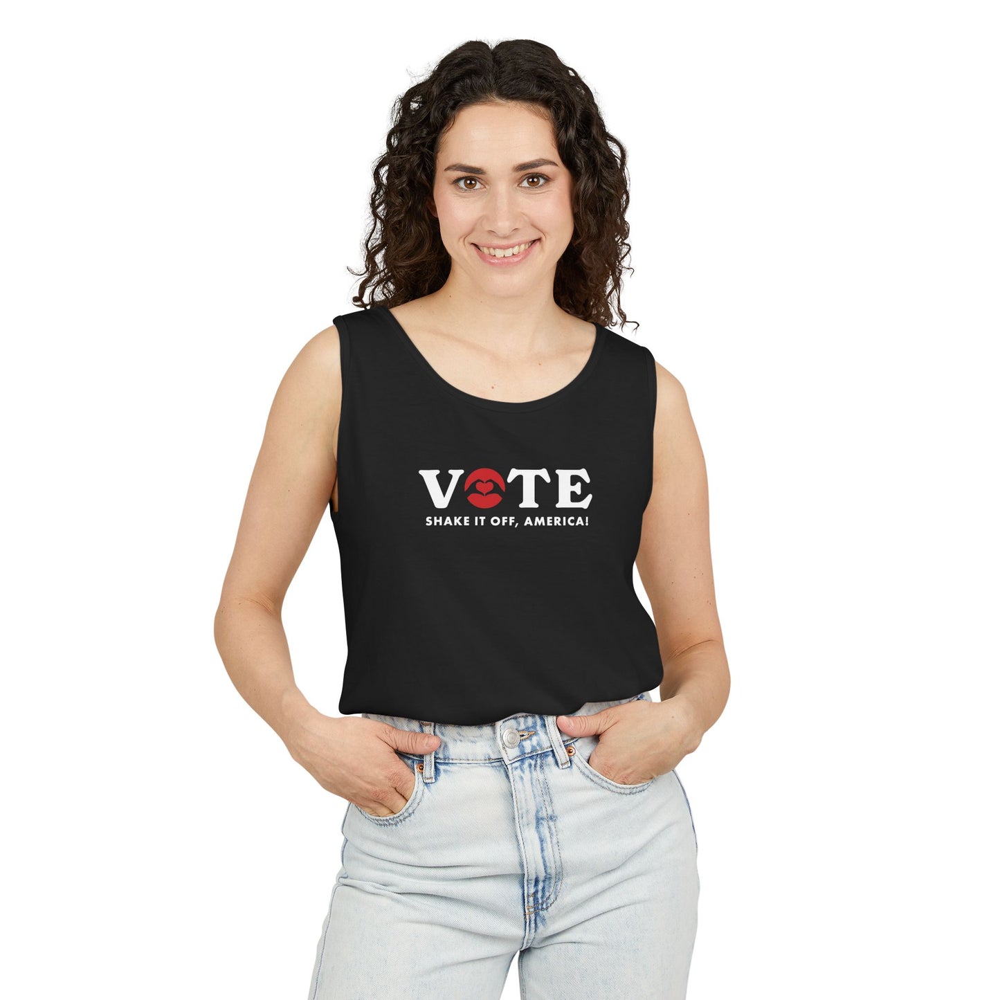 Vote! Comfort Colors Garment-Dyed Tank Top