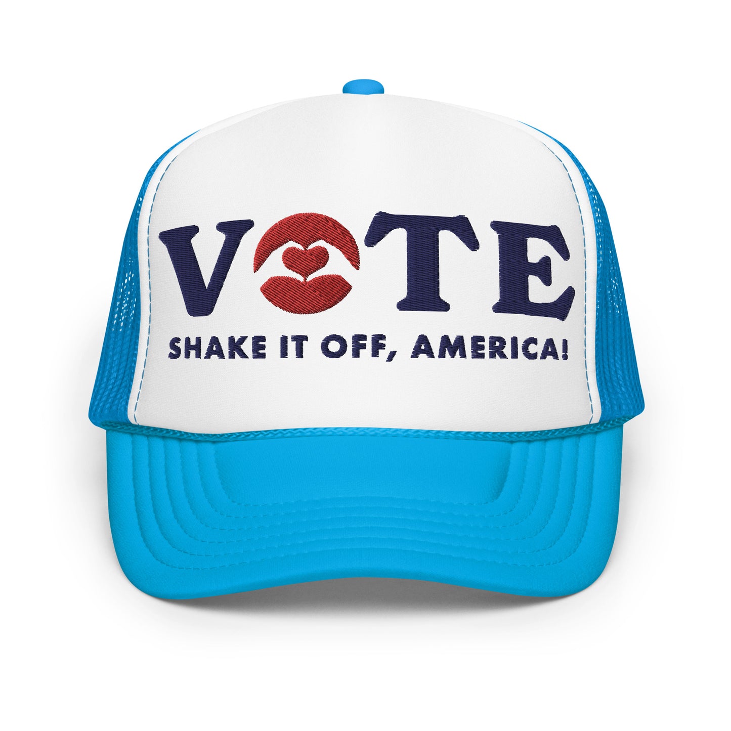 ¡Vota! Gorra de camionero de espuma