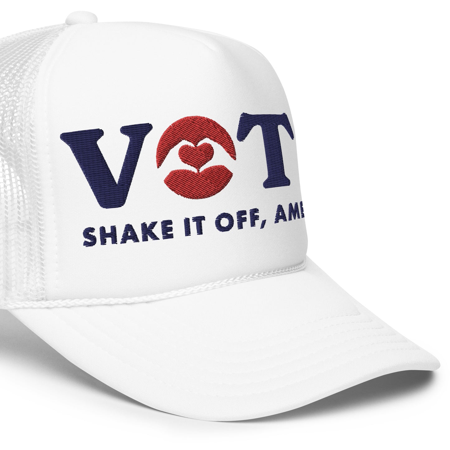 ¡Vota! Gorra de camionero de espuma