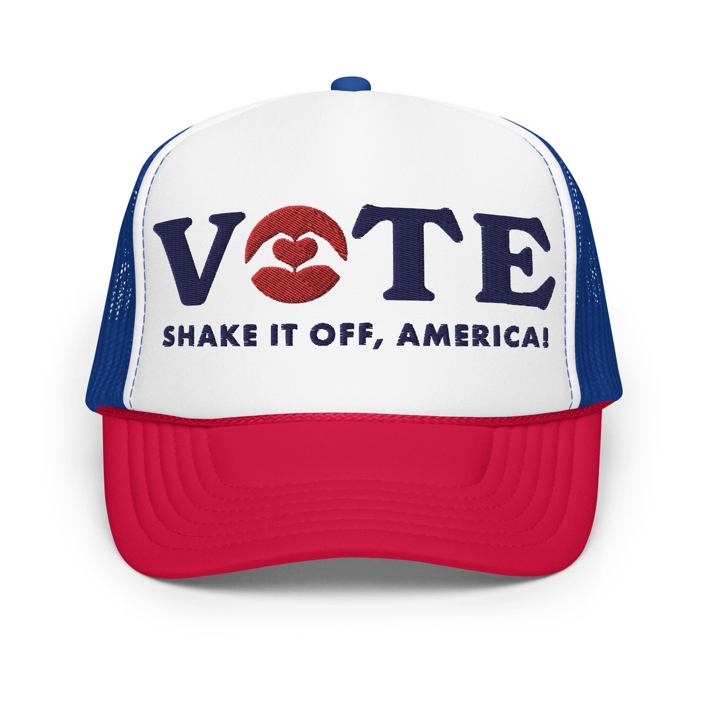 ¡Vota! Gorra de camionero de espuma