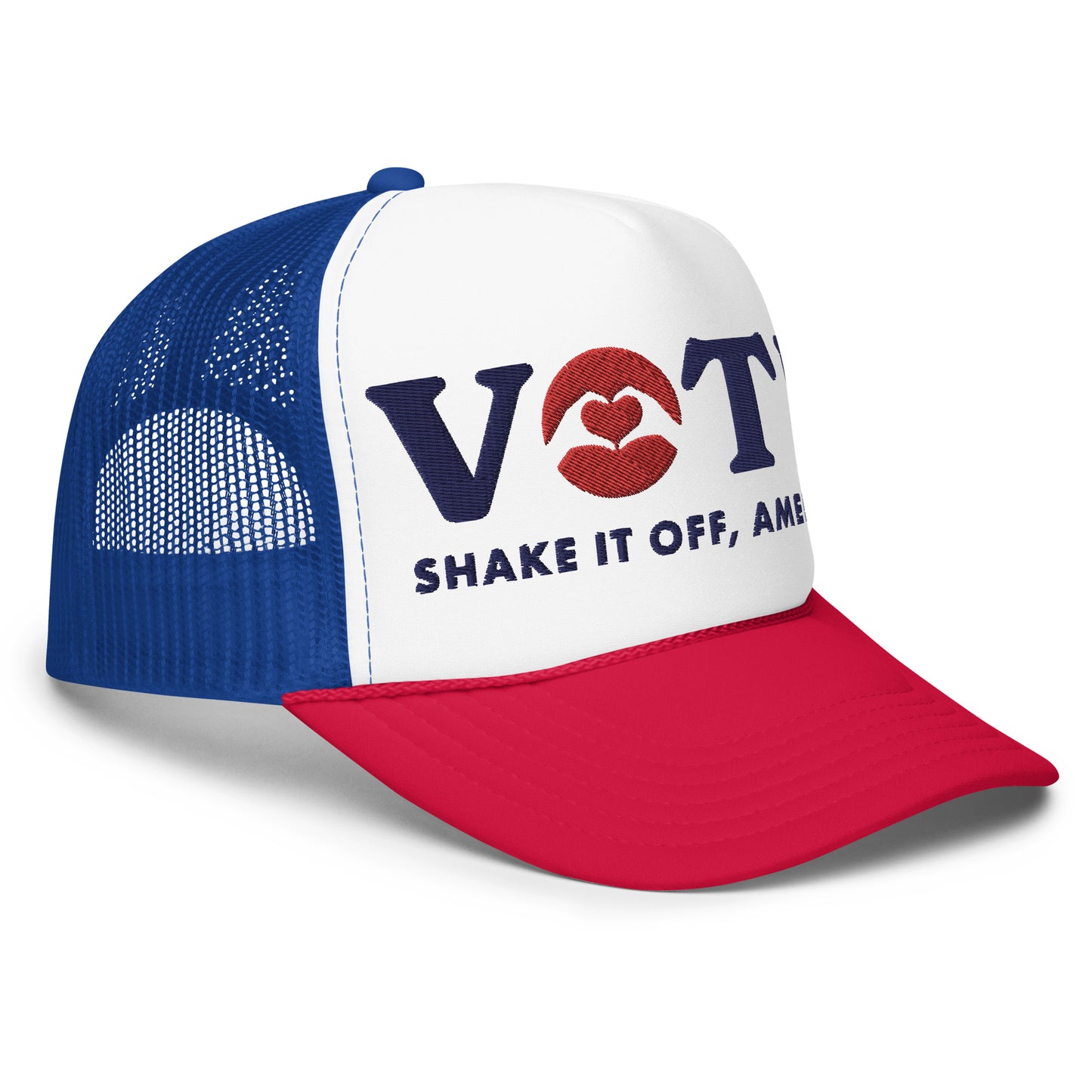 ¡Vota! Gorra de camionero de espuma