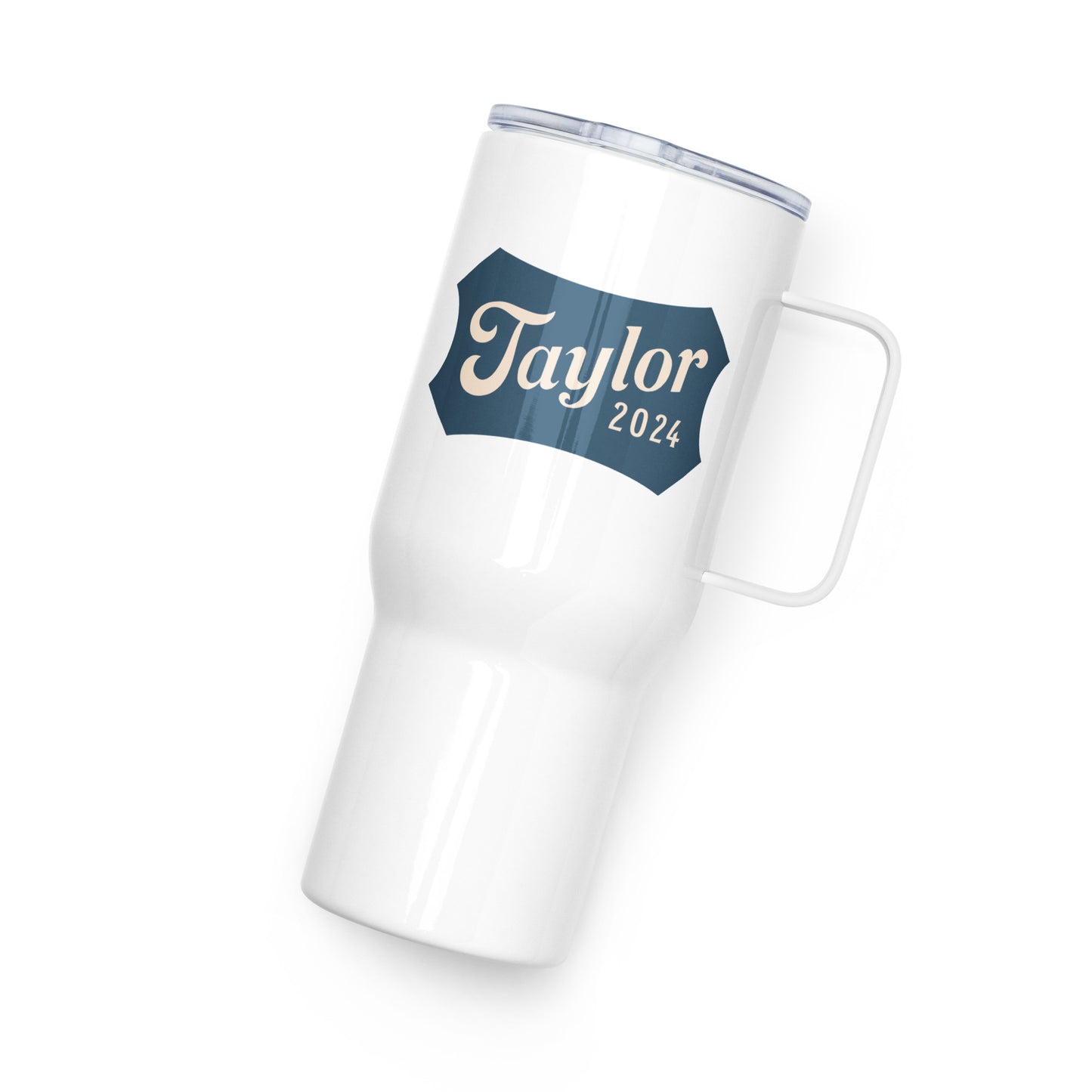 Taza de viaje con asa Taylor 2024 (azul marino)