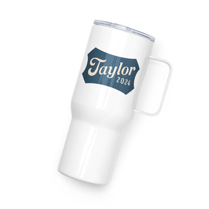 Taza de viaje con asa Taylor 2024 (azul marino)