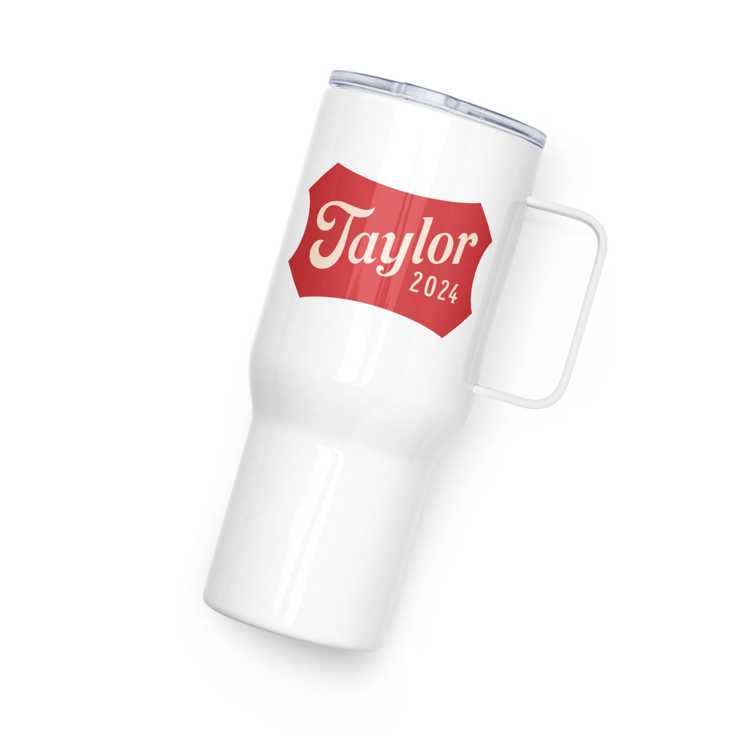 Taylor 2024 Travel mug with Handle (Red)