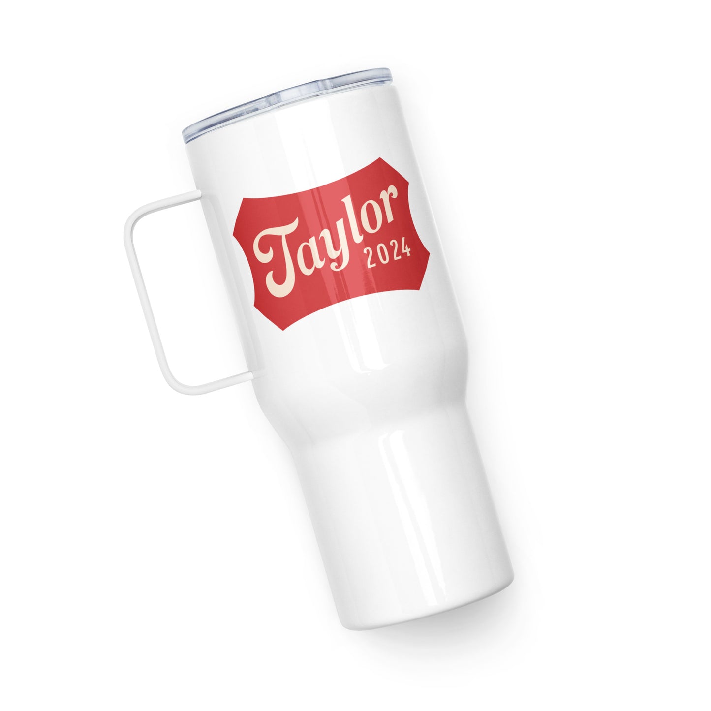 Taylor 2024 Travel mug with Handle (Red)